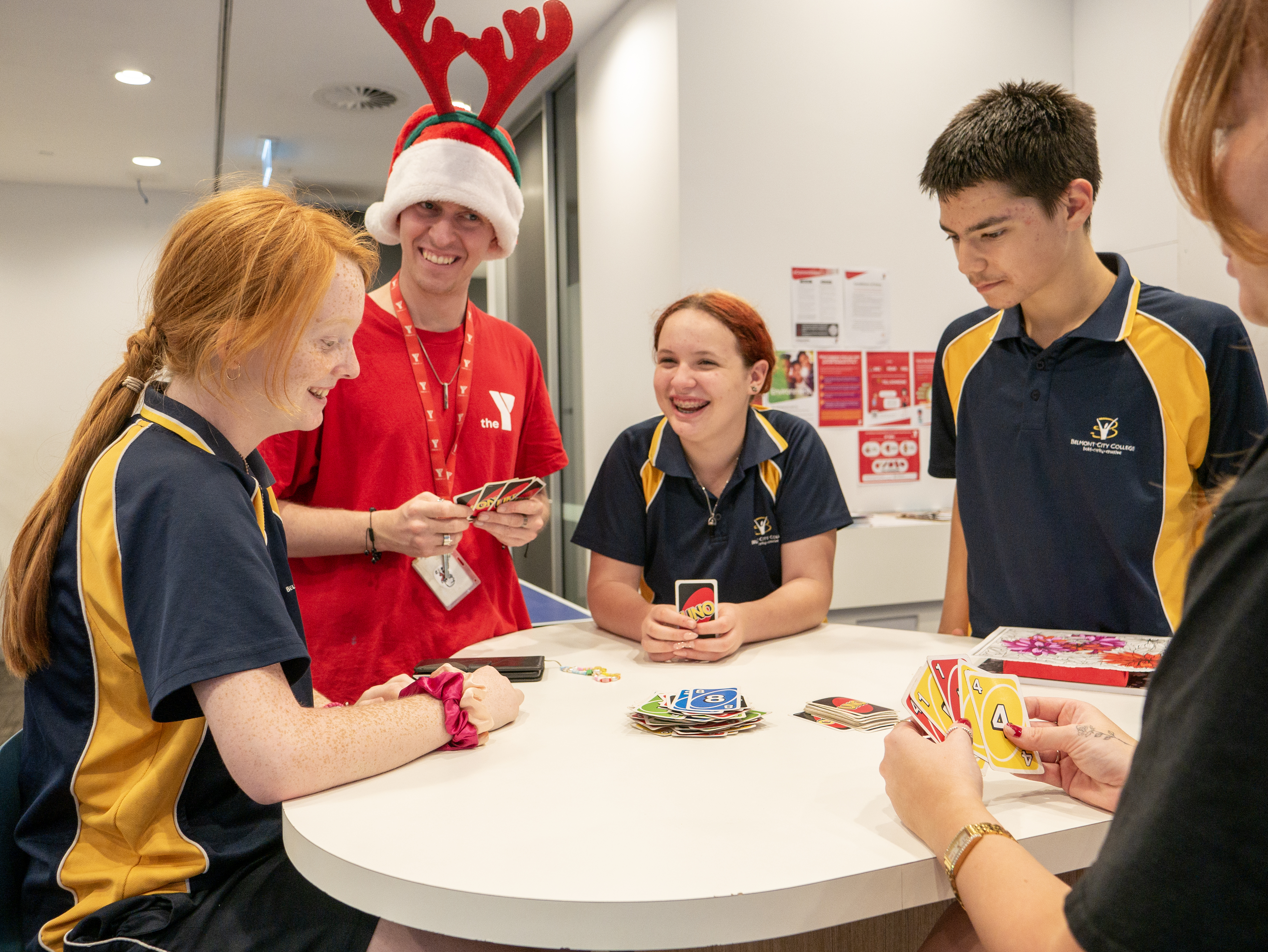 The Y youth workshops at Belmont Forum.