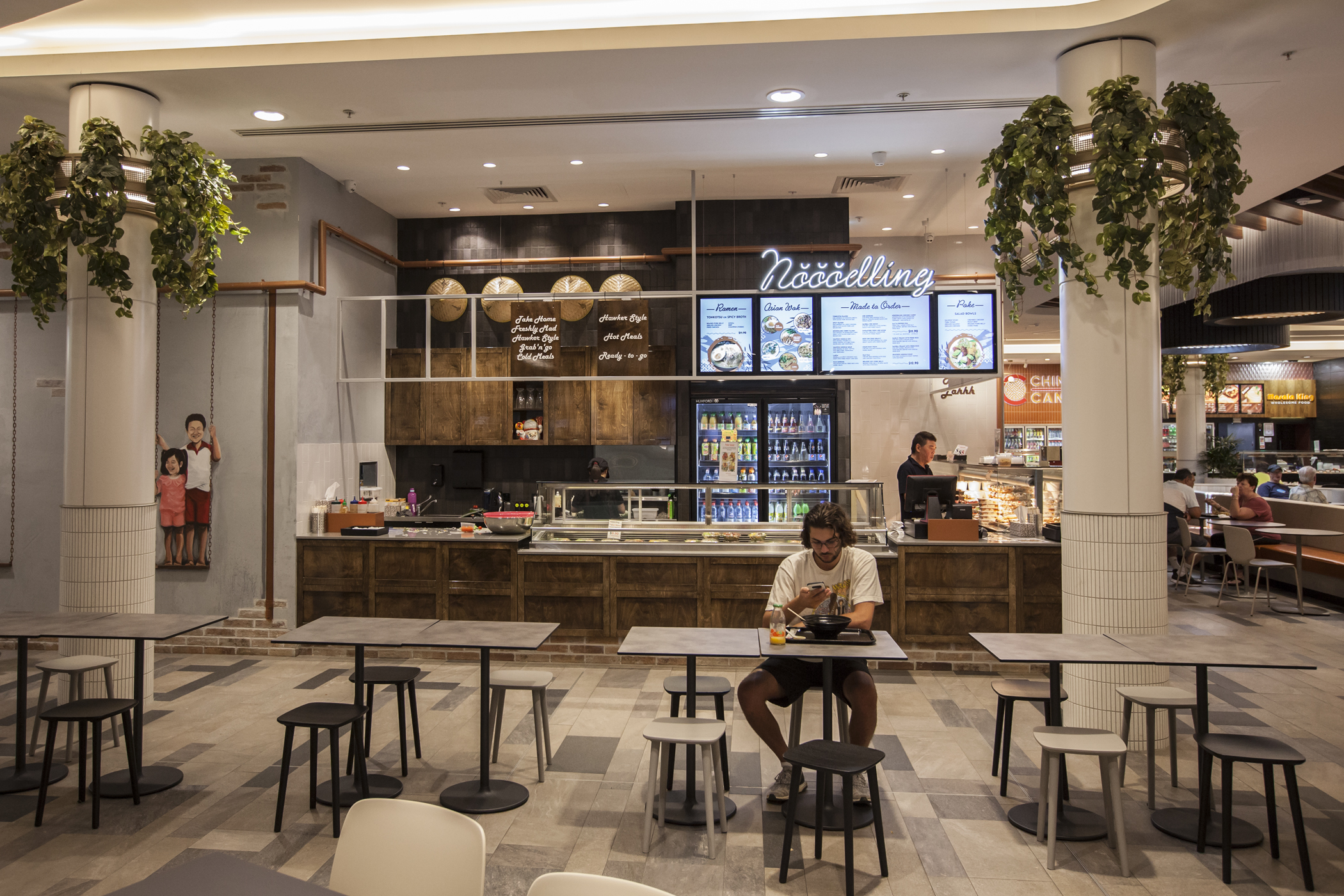 Nooodling in Belmont Food Court