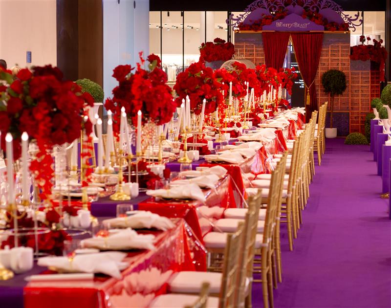 Disney's Beauty and The Beast The Musical High Tea at Belmont Forum.