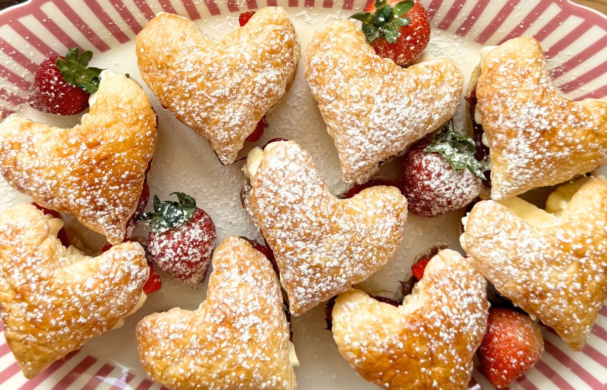 Nutella Puffs as a dessert for mum 
