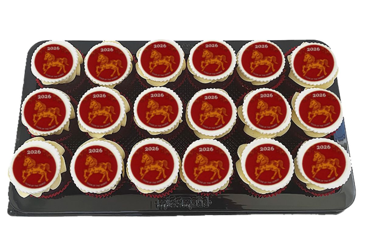 Lunar New Year Miss Maud cupcakes