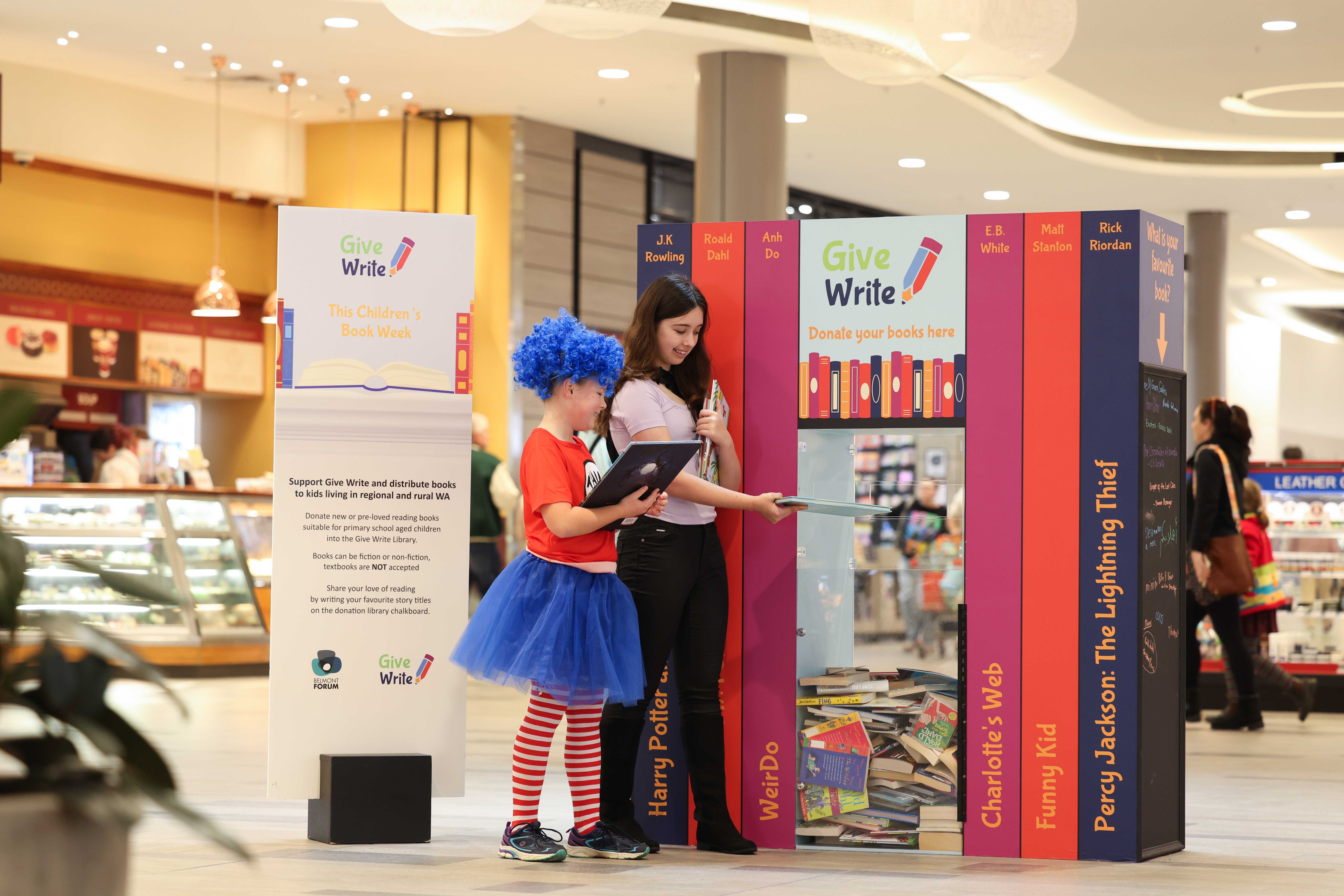 The Give Write Library at Belmont Forum.